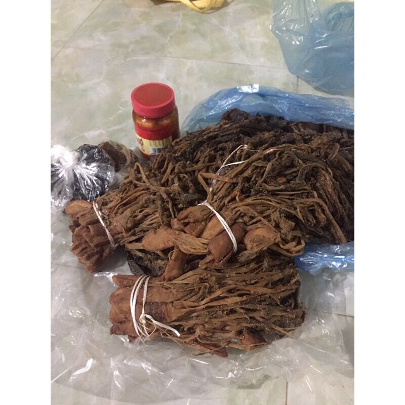 Rau tàu soi muối mặn của người dân tộc