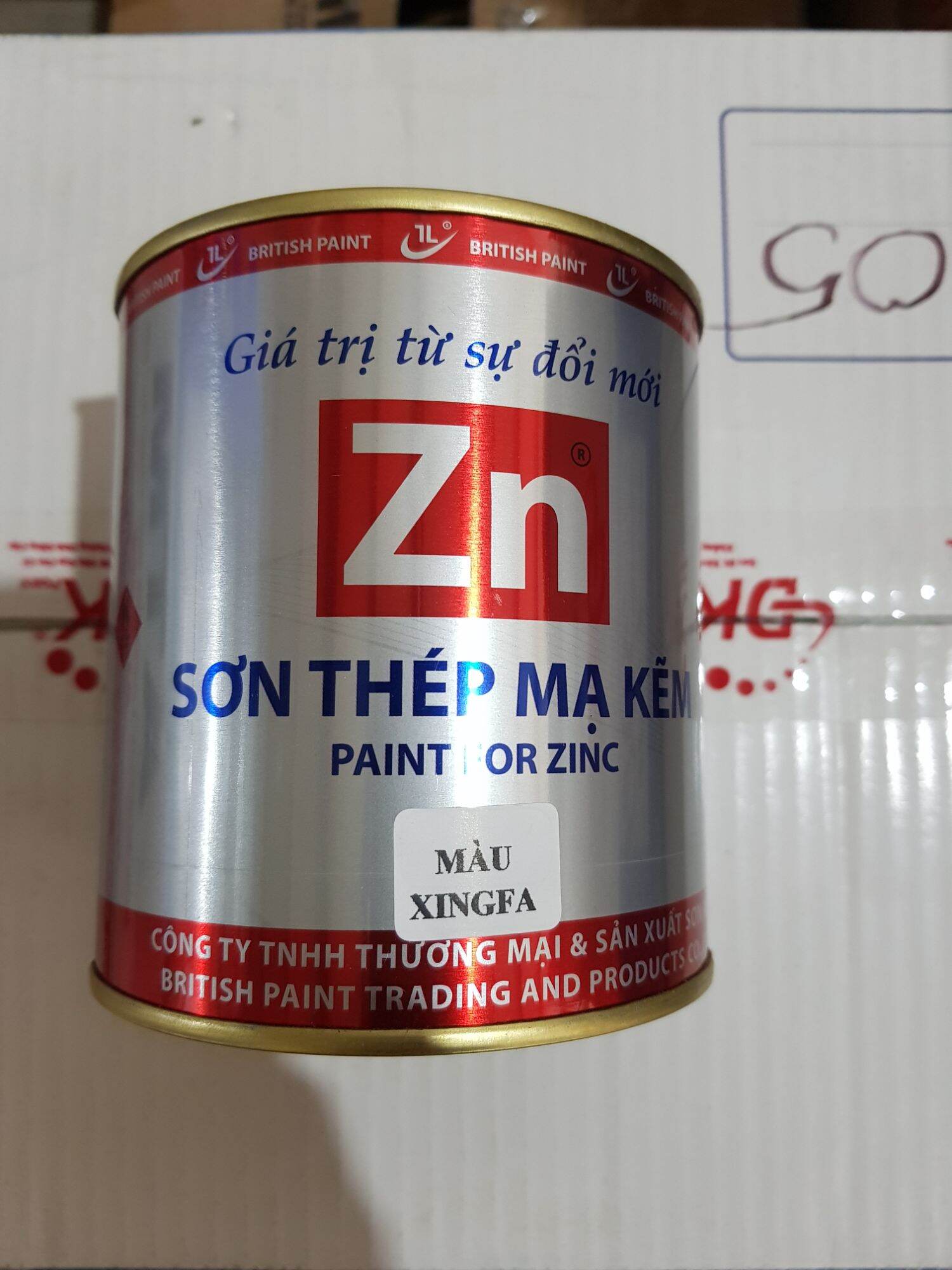 Sơn thép mạ kẽm zn các màu