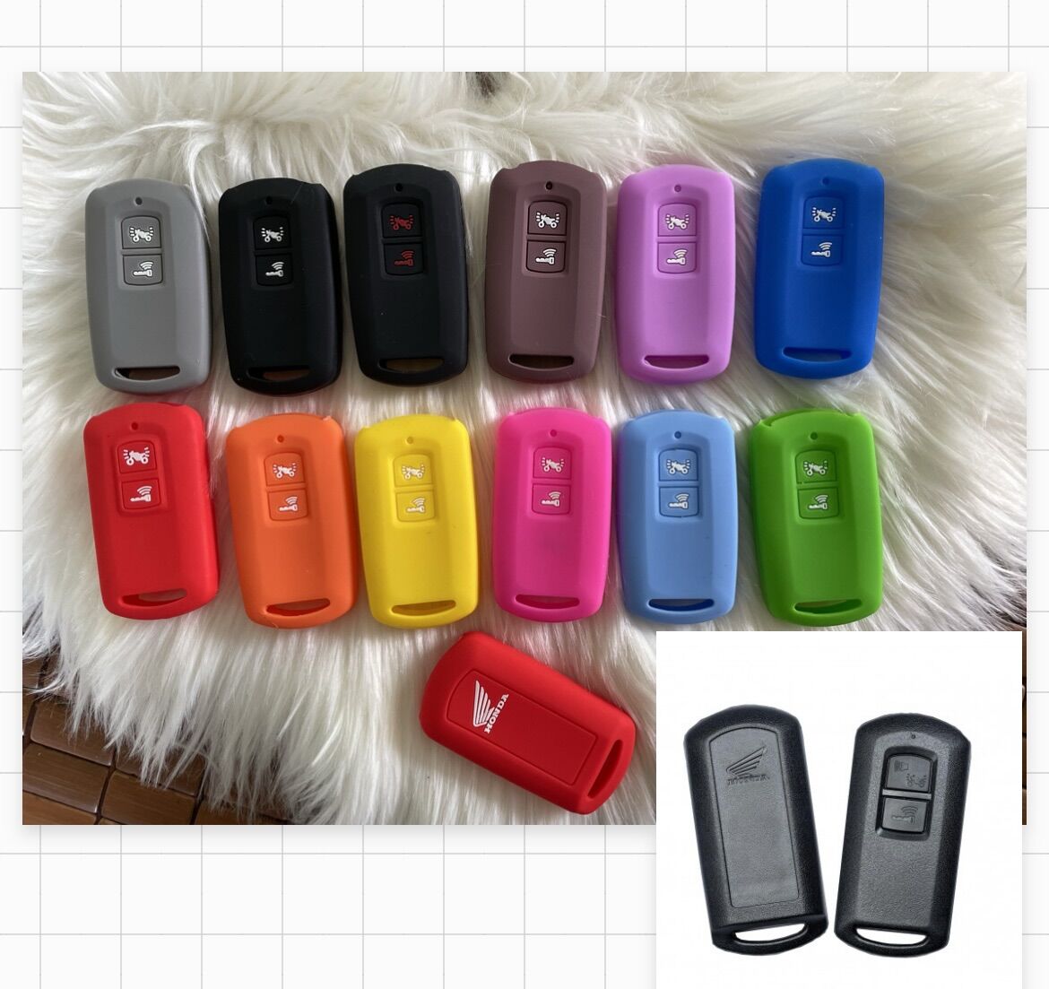 Bọc silicon bảo vệ khoá smart key HONDA AB Lead Vario Vision