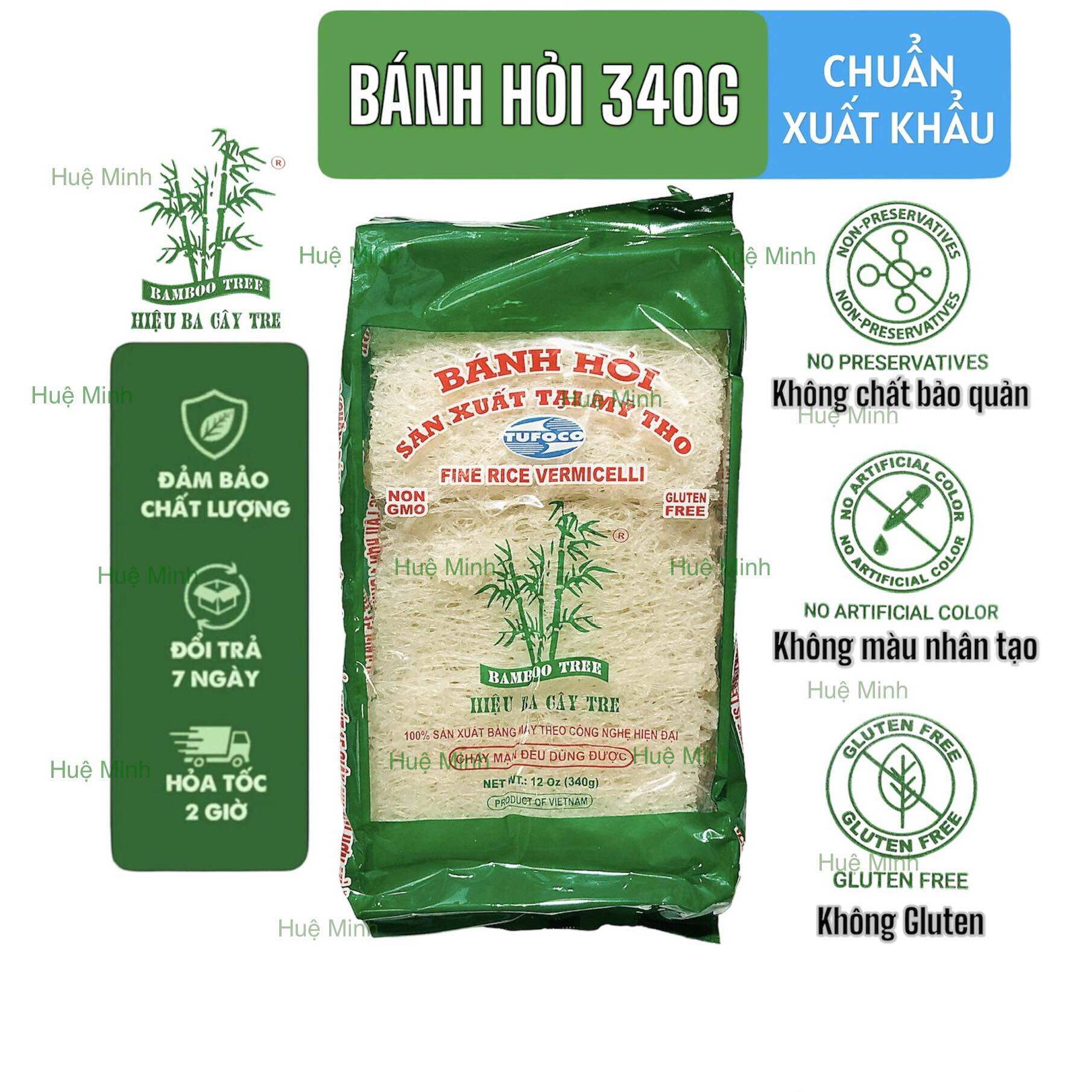 Bánh hỏi ba cây tre 340g loại a chuẩn xuất khẩu