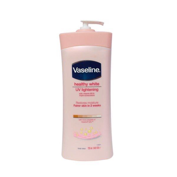 (Chiết 30 - 300Ml) Dưỡng Thể Vaseline Healthy White Uv Lightening (Màu Hồng) ?