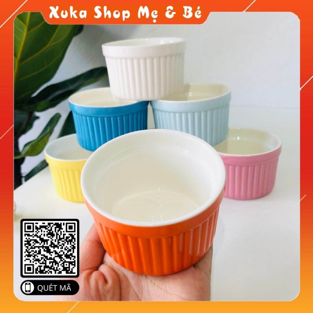 Cốc sứ dùng làm caramen Ramekin (không nắp)