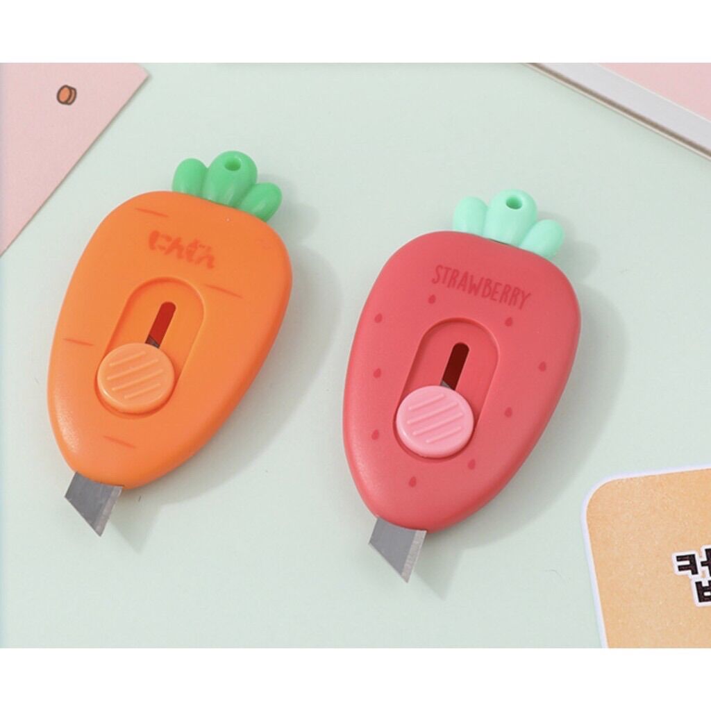 [HCM]Dao Rọc Giấy Trái Dâu Mini