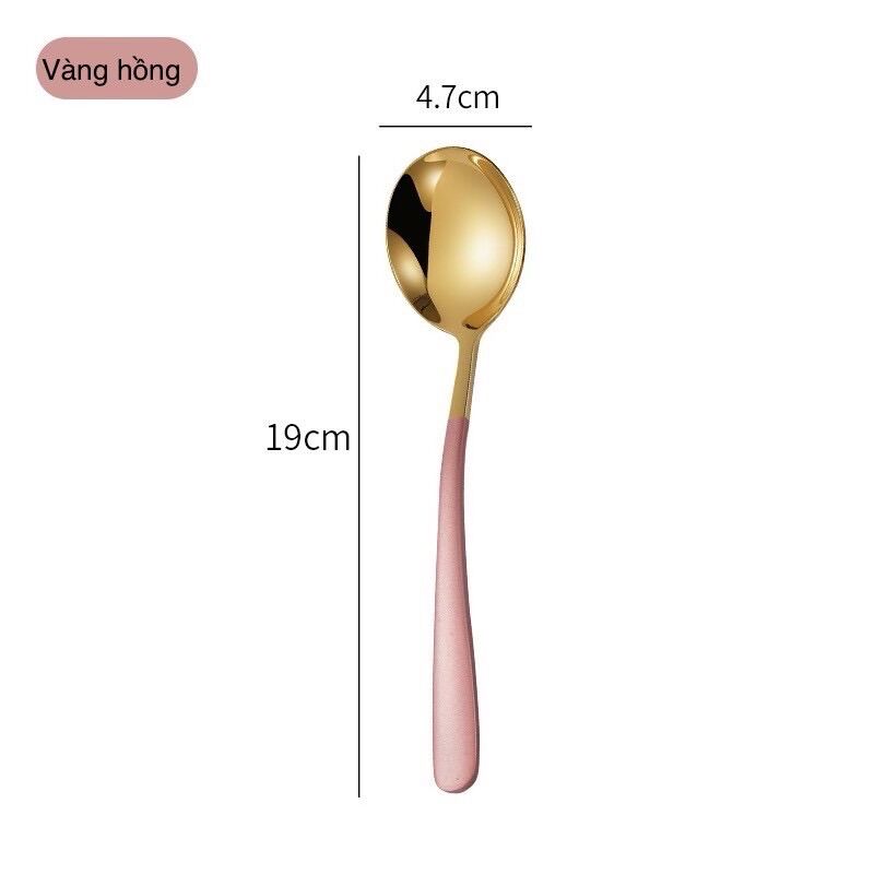 Muỗng ăn cơm inox cao cấp SUS304 - T09