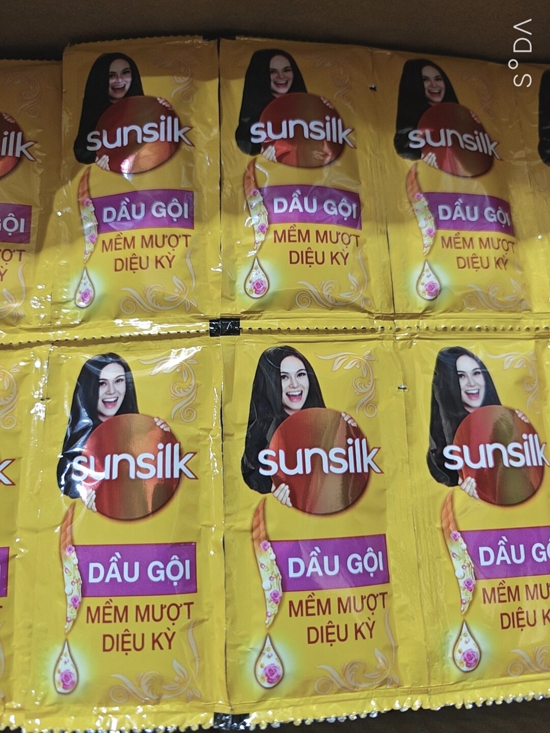 Combo 5 Dây DẦU GỘI / DẦU XẢ SUNSILK VÀNG - Mềm Mượt Diệu Kì