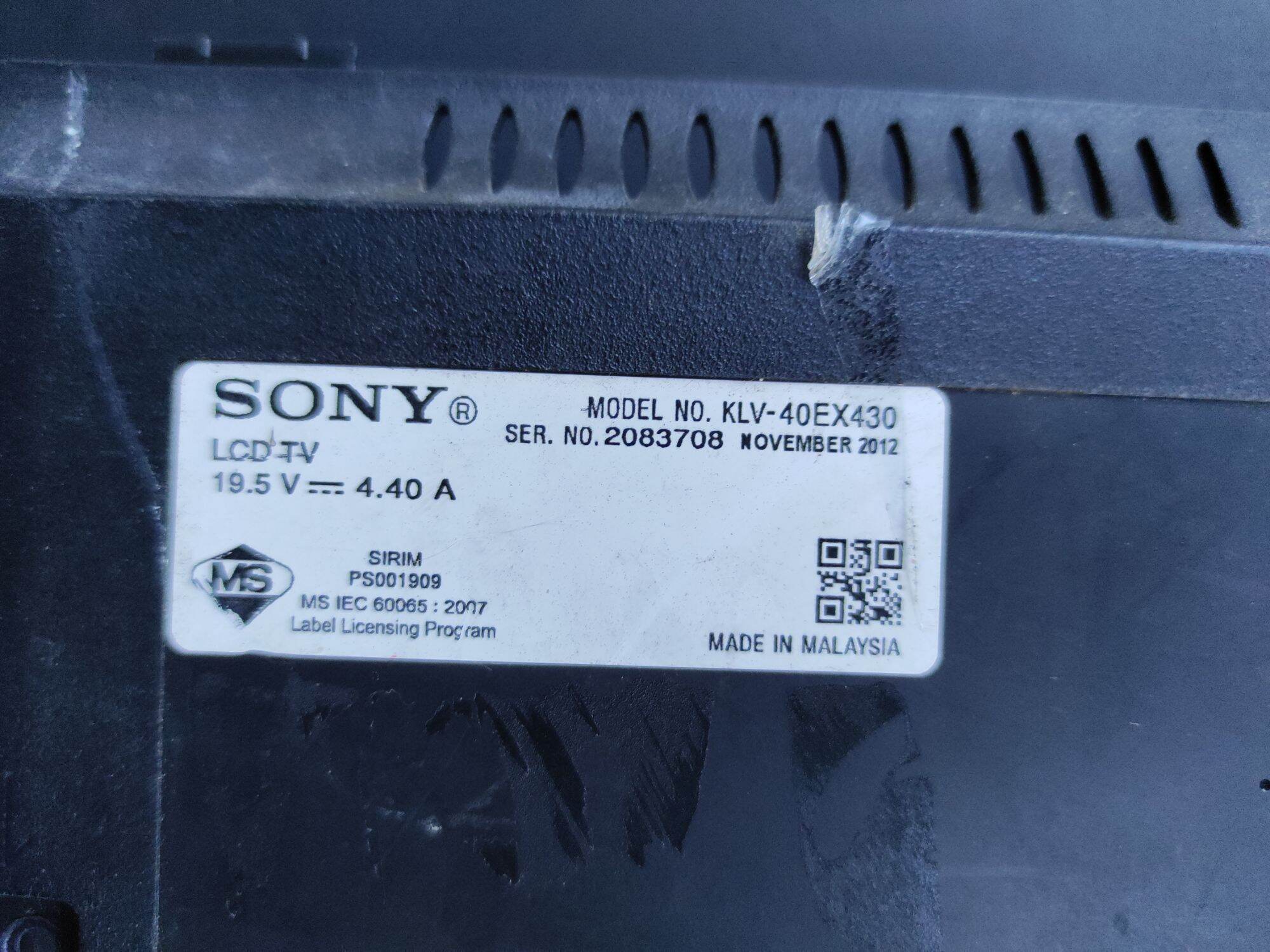 Mắt nhận, cáp, loa tivi sony KLV 40R452A