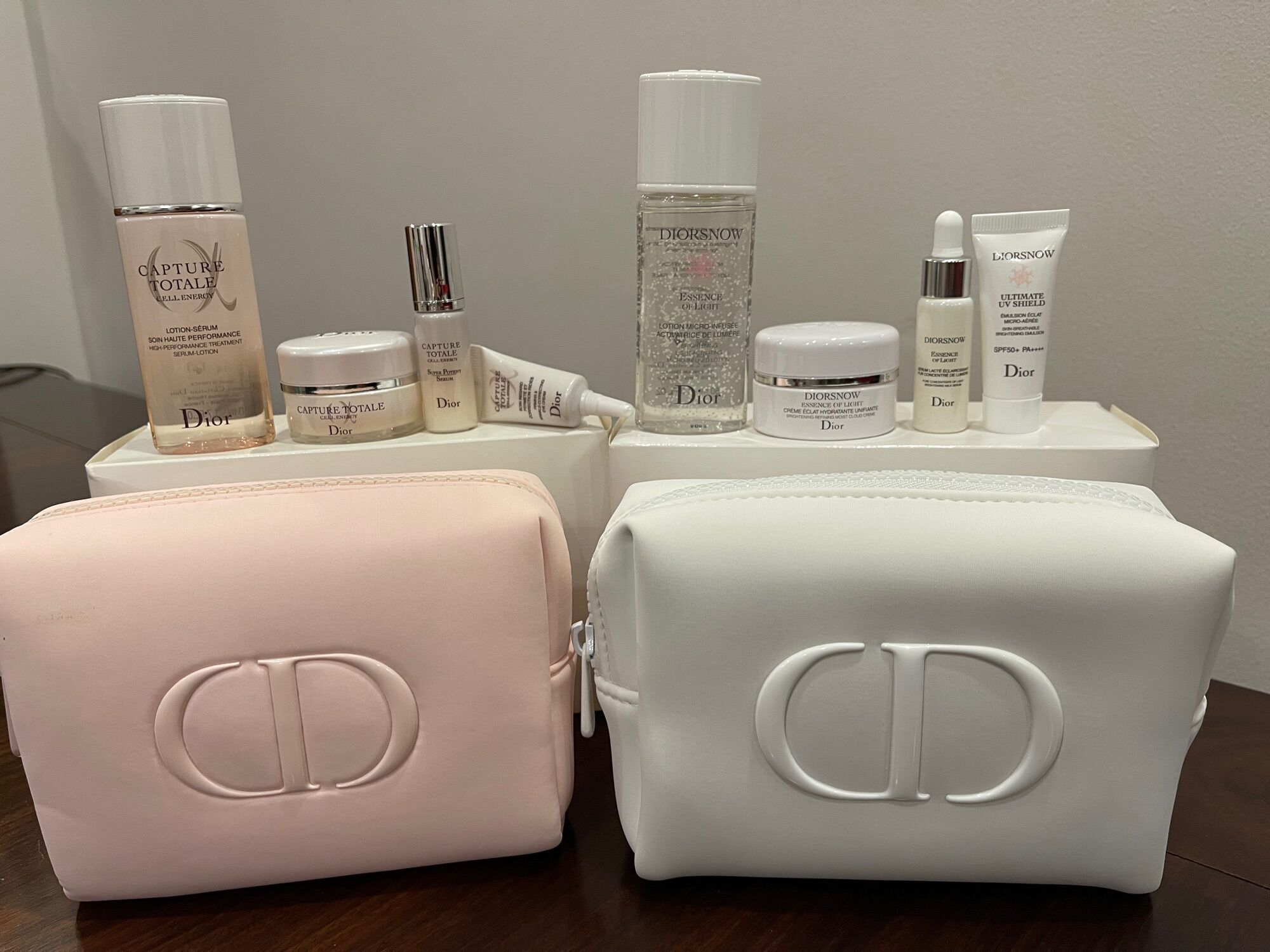 Bộ dưỡng da Dior mini kèm box và túi siêu đẹp