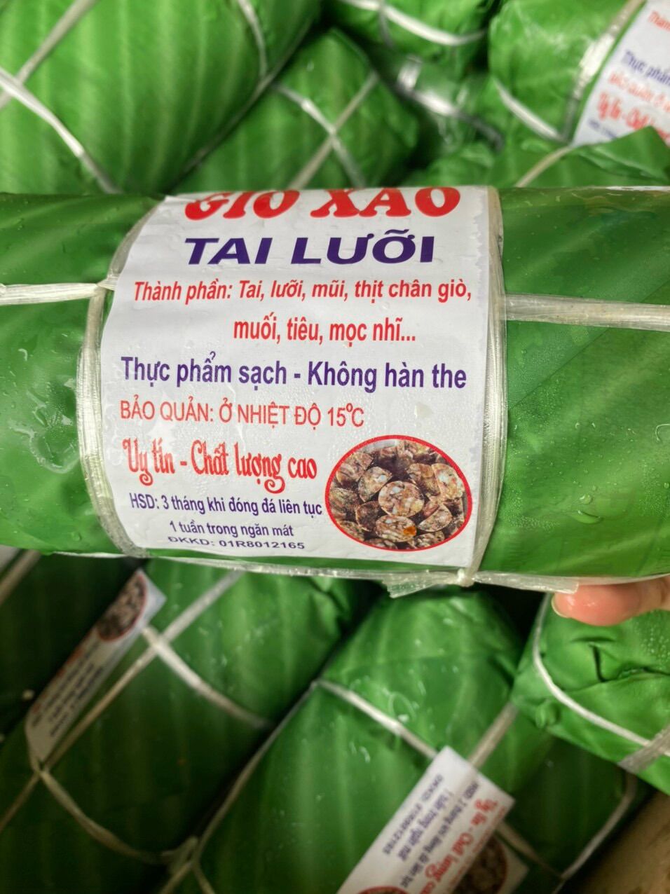 1kg Giò thủ xào tai lưỡi (hoả tốc tphcm)