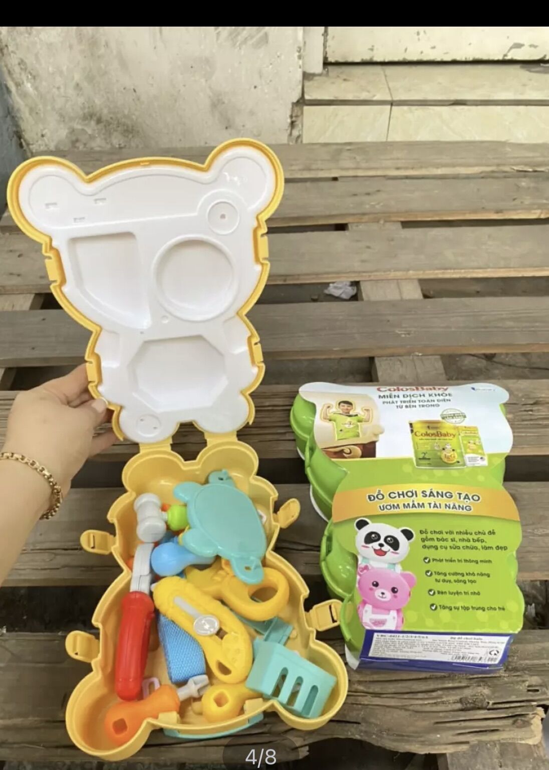 ——Đồ chơi gấu cho bé- hkm Vitadairy