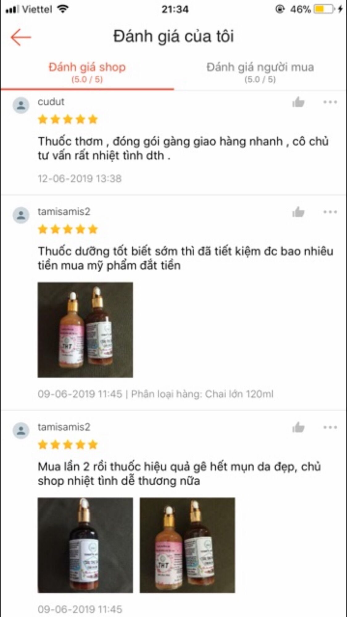 Combo 2 chai thảo mộc tái tạo da THT (105ml/chai)