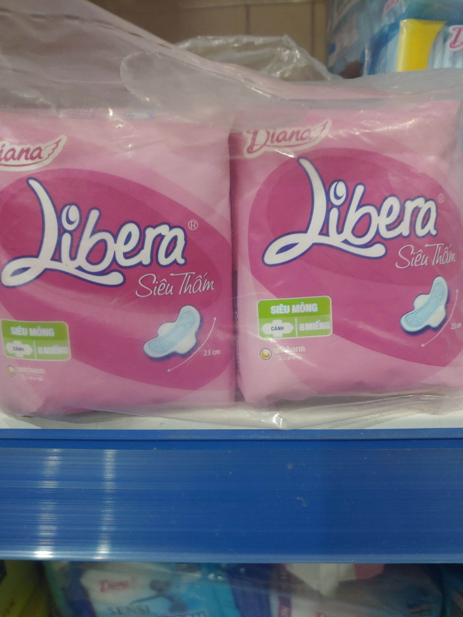 Băng vệ sinh Libera siêu mỏng có cánh/không cánh