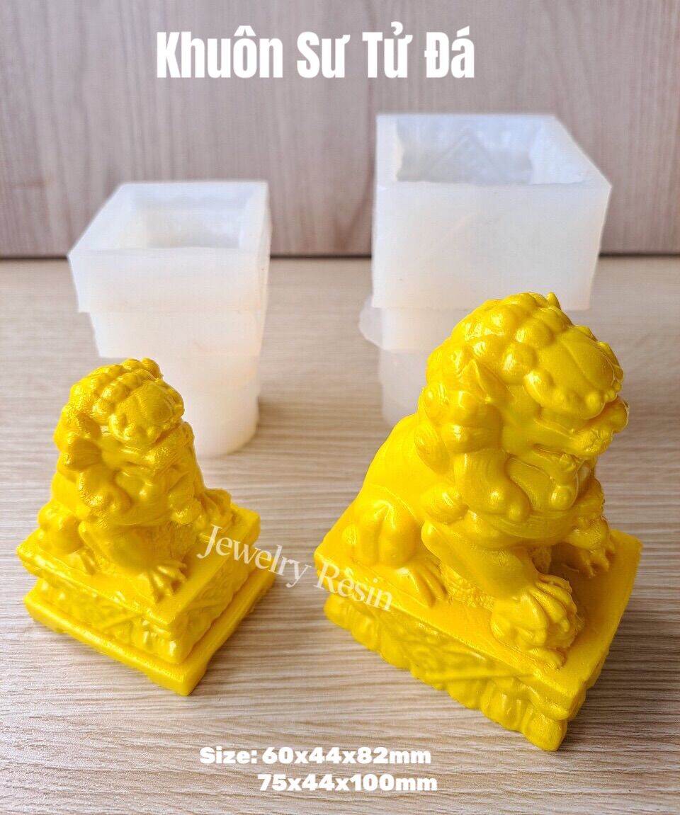Khuôn sư tử đá , khuôn epoxy resin , khuôn silicone , sư tử đá