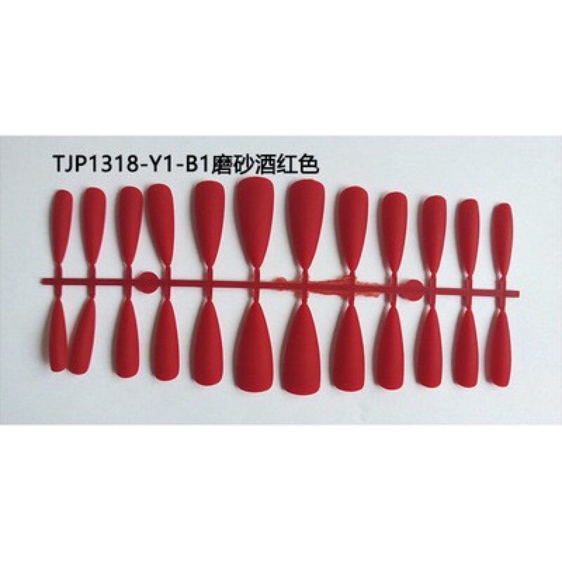 Bộ 24 móng tay sơn nhám dáng nhọn SLL-T-006