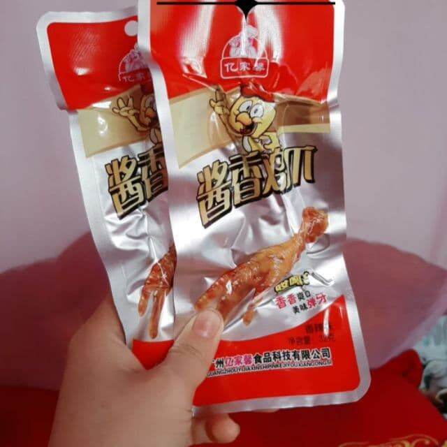 1 bịch chân gà cay tứ xuyên đỏ 30 chiếc