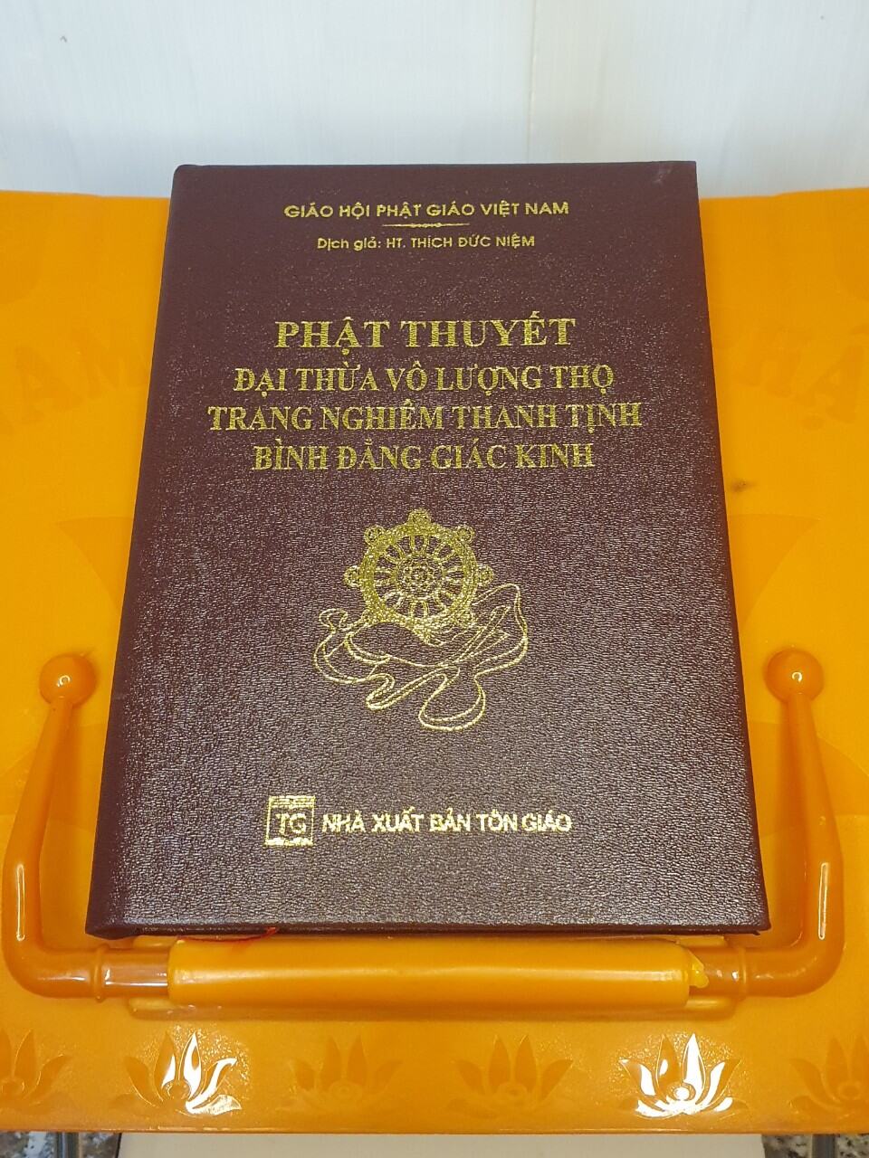 Kinh Phật Thuyết Vô Lượng Thọ Bìa Da