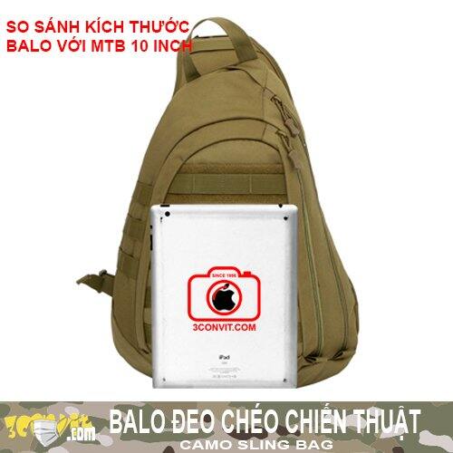 Balo đeo chéo chiến thuật thời trang đa năng