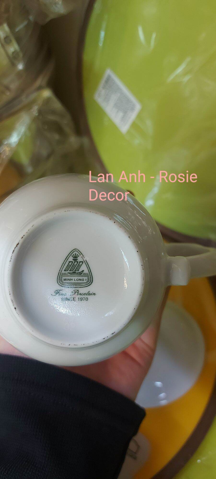 Ca Trà/ Cà phê sứ có nắp Minh Long