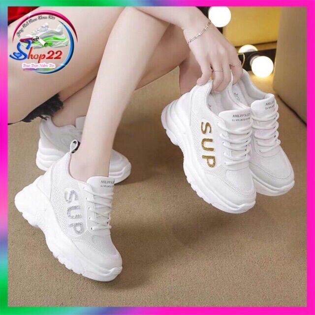 Giày thể thao nữ Sup độn đế tăng chiều cao