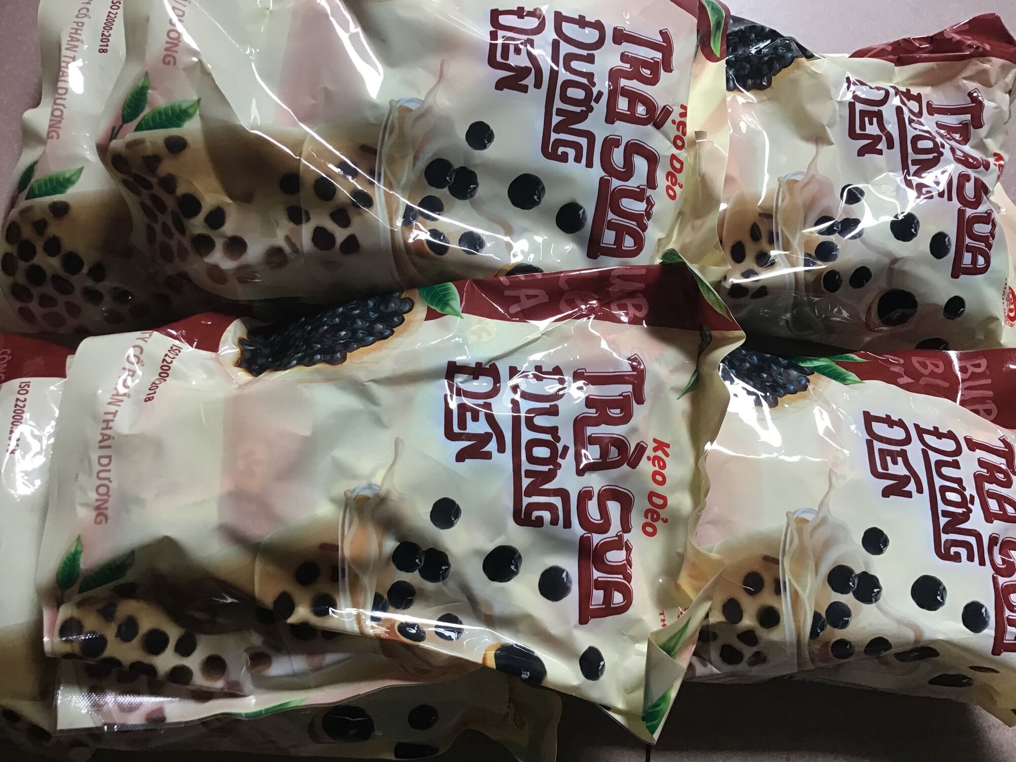 Kẹo dẻo trà sữa đường đen gói 320g