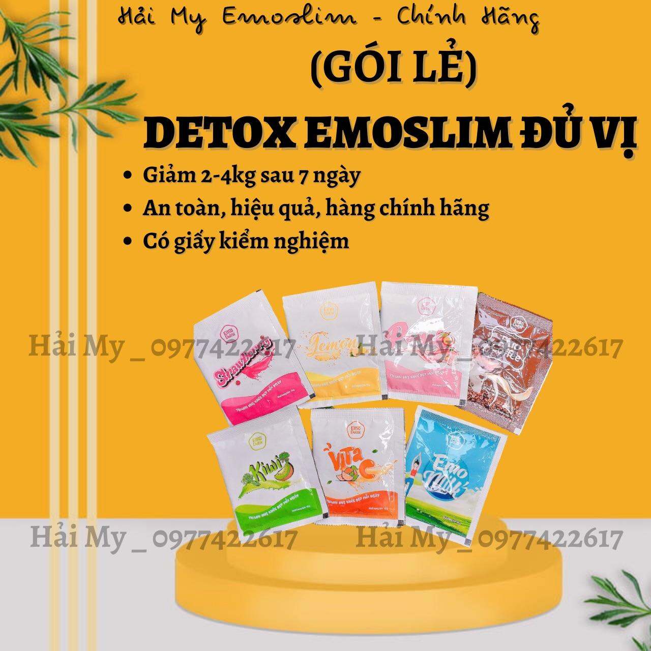 Detox Giảm Cân Emoslim CHÍNH HÃNG - AN TOÀN - HIỆU QUẢ