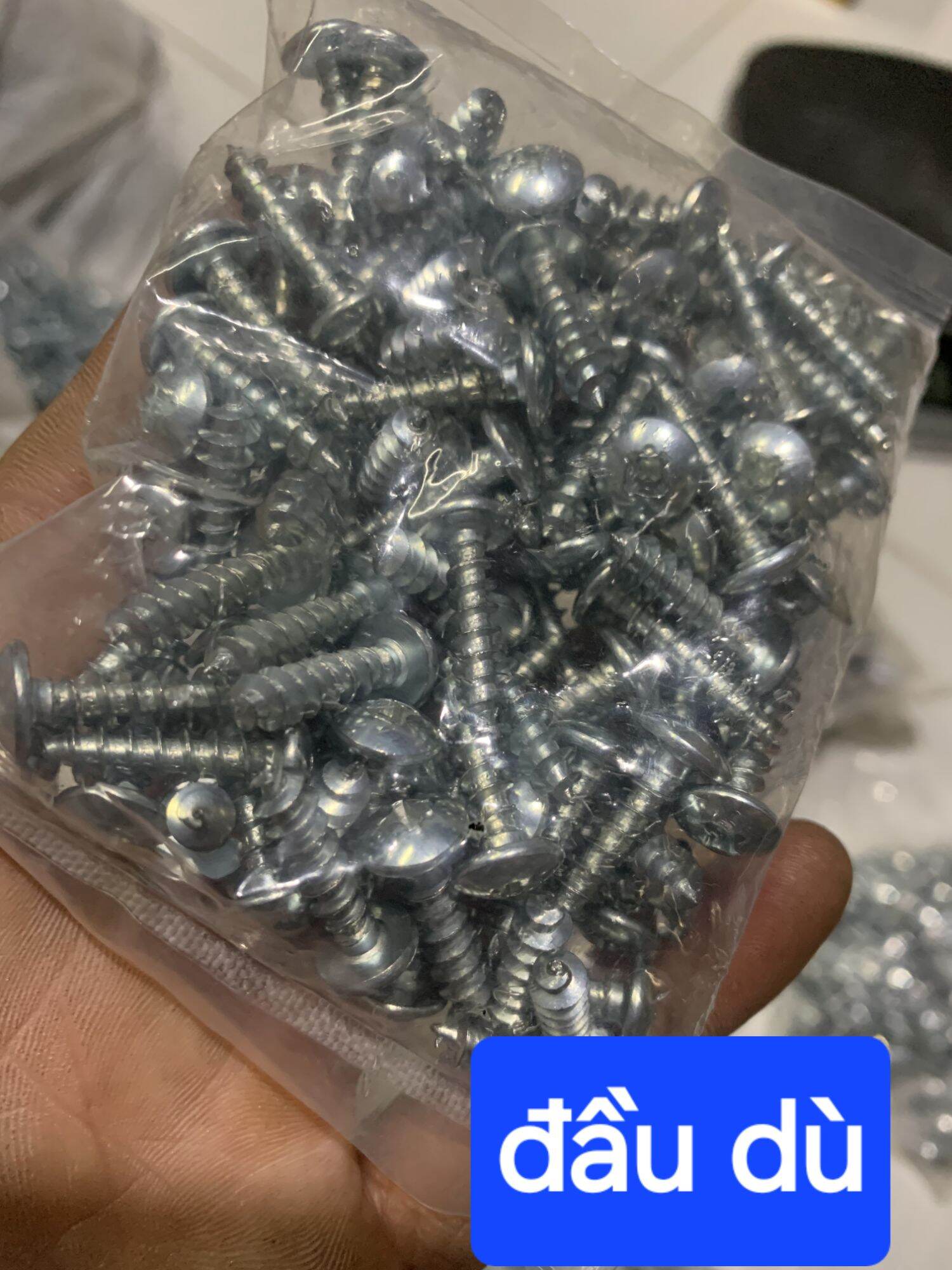 Vít xoắn 5ly tốt đầu dù - đầu nhỏ (100 con)