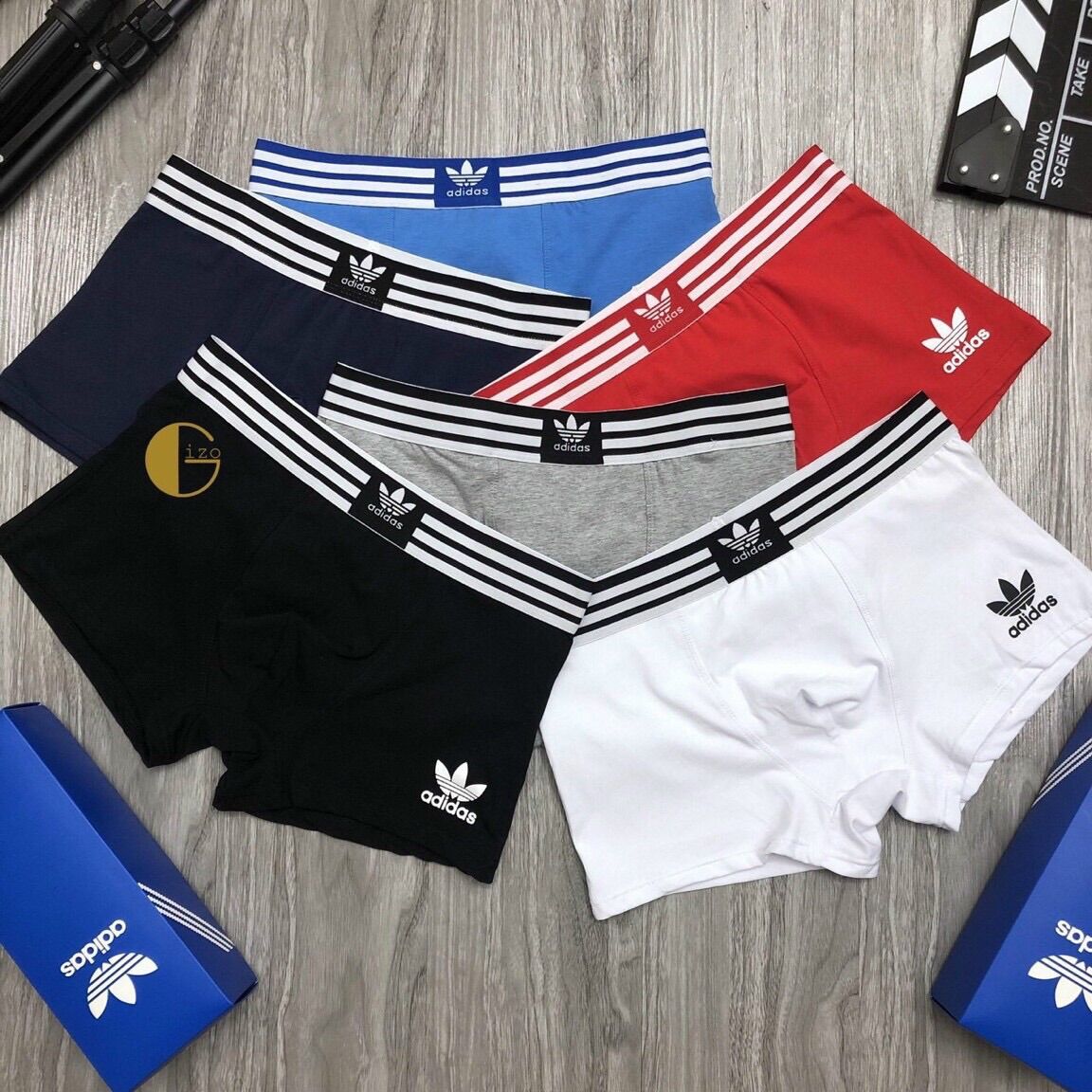 Sịp nam - quần boxer nam cao cấp Adidas