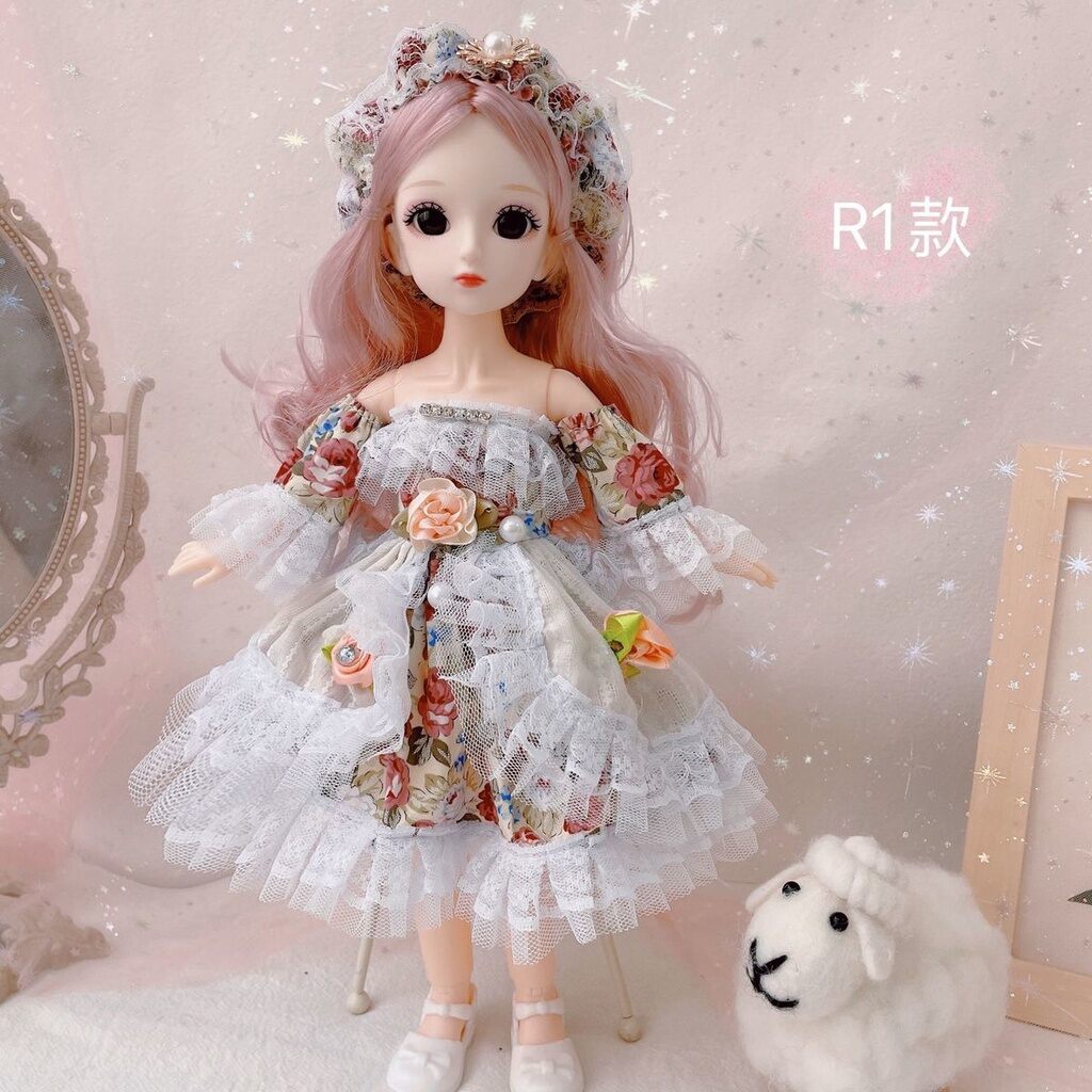 Búp bê công chúa tóc mây cực xinh cho bé gái