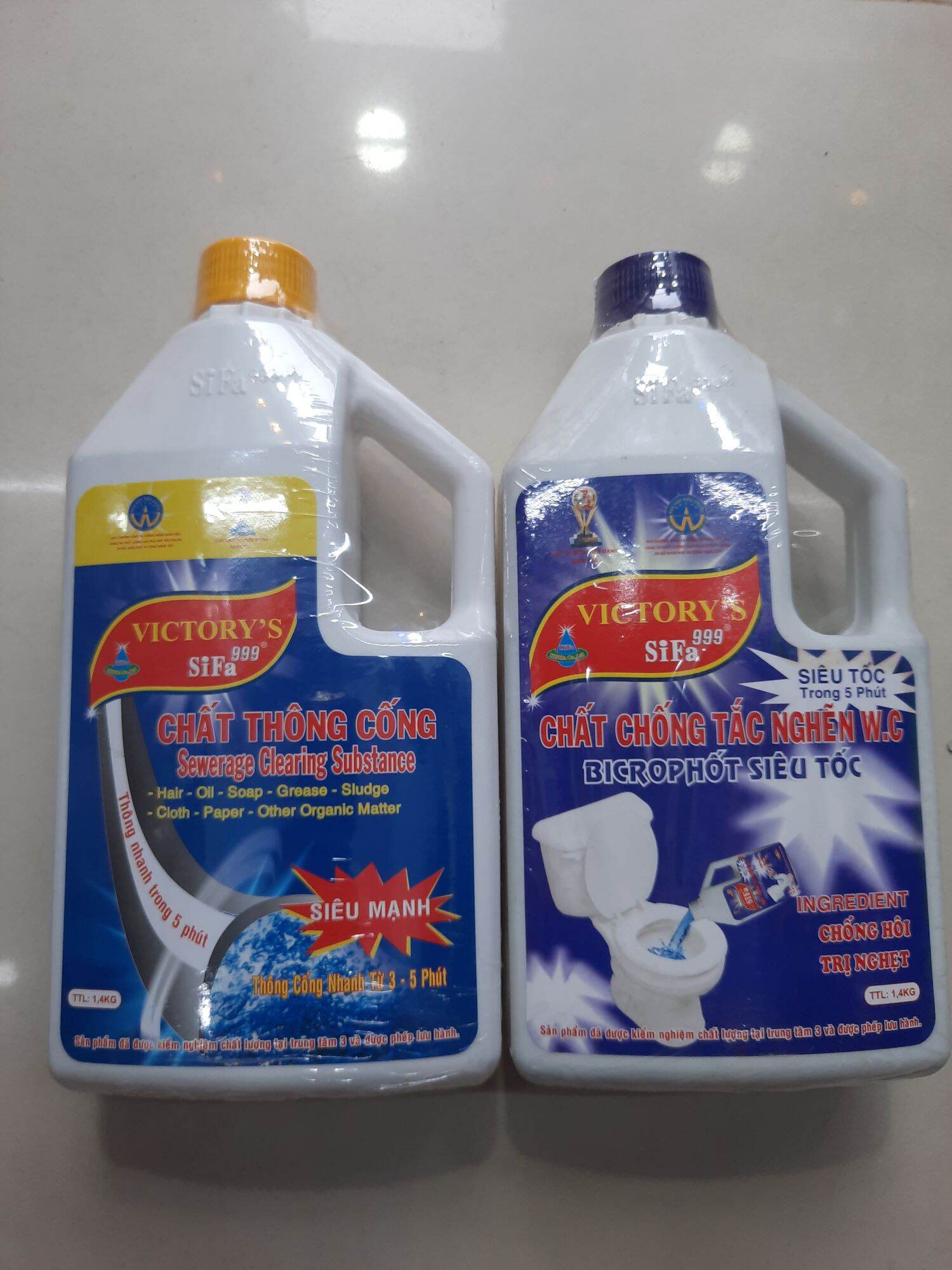 Chất thống cống, thông cầu Sifa 999 siêu mạnh 1400g