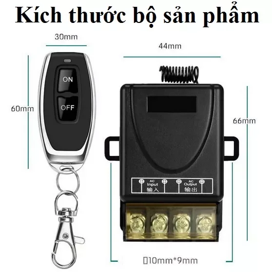 Công tắc điều khiển từ xa 220V-30A