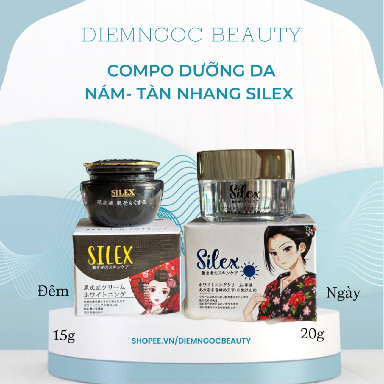 Ngày & Đêm Bộ K e m Silex Nhật Bản Đ a C h ứ c N ă n g 20g  N gừa