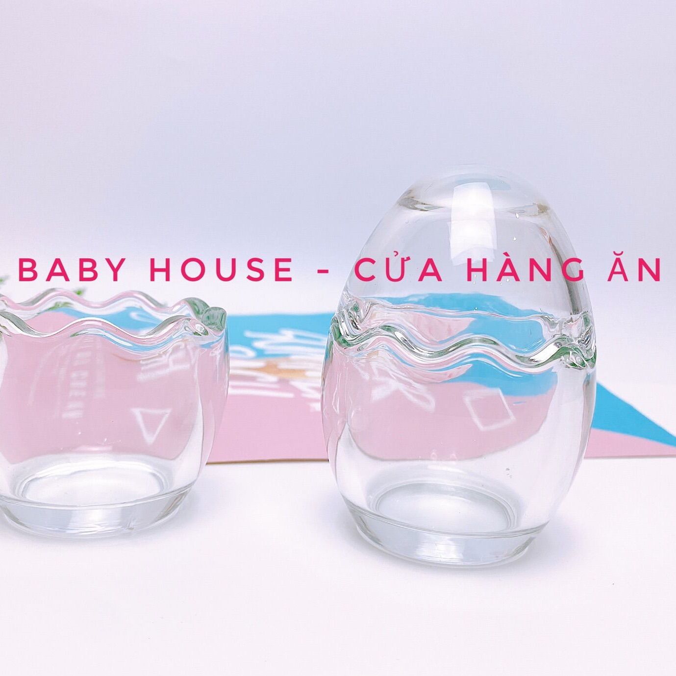 Hủ thuỷ tinh trứng làm pudding cho bé