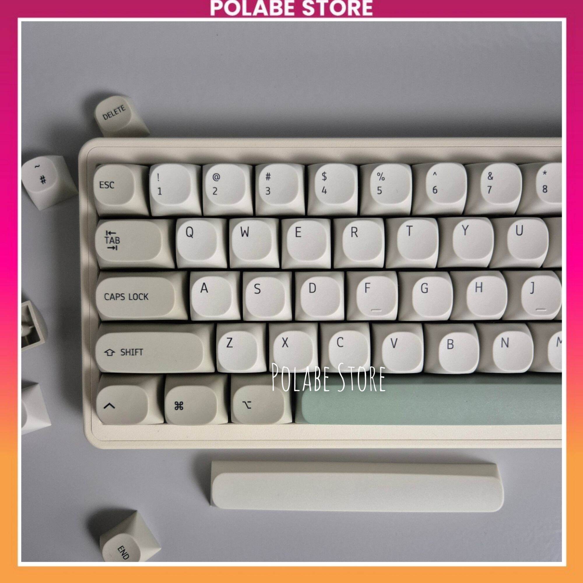 Keycap MA Retro Minimalist profile bàn phím cơ Polabe Store PBT Dyesub
