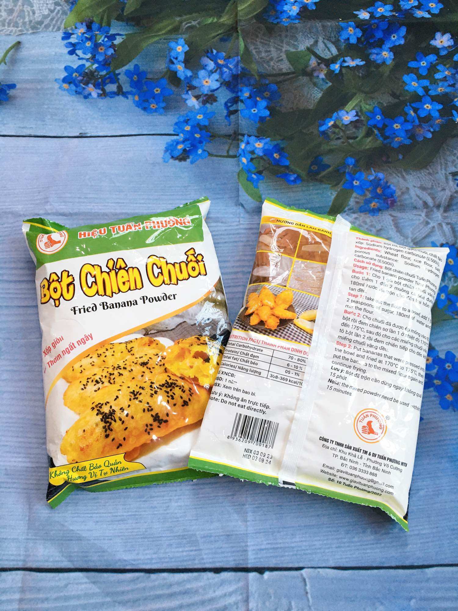 Bột chiên chuối thơm ngon gói 400g