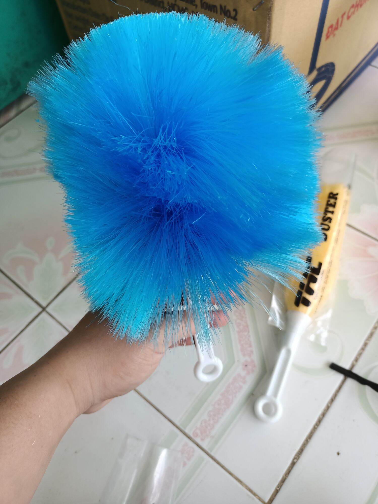chổi nilong quét bụi nhỏ dài 27cm