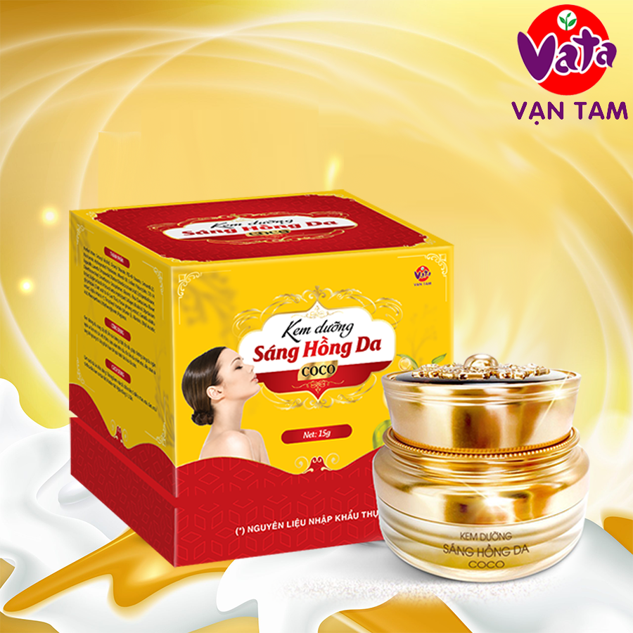 KEM DƯỠNG SÁNG HỒNG DA COCO. DƯỠNG ẨM CHUYÊN SÂU , TRẮNG HỒNG RẠNG RỠ , ĐÁNH BAY NÁM TÀN NHANG, XÓA MỜ NẾP NHĂN , CHỐNG LÃO HÓA DA.