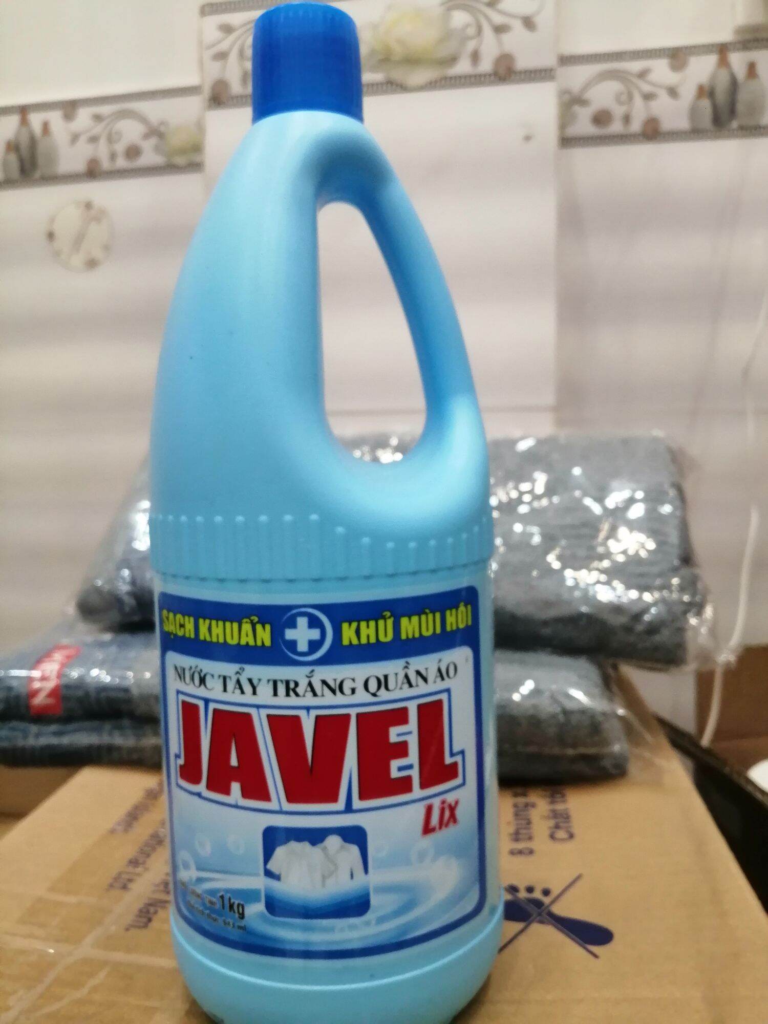 Nước tẩy trắng Javel Lix 1kg