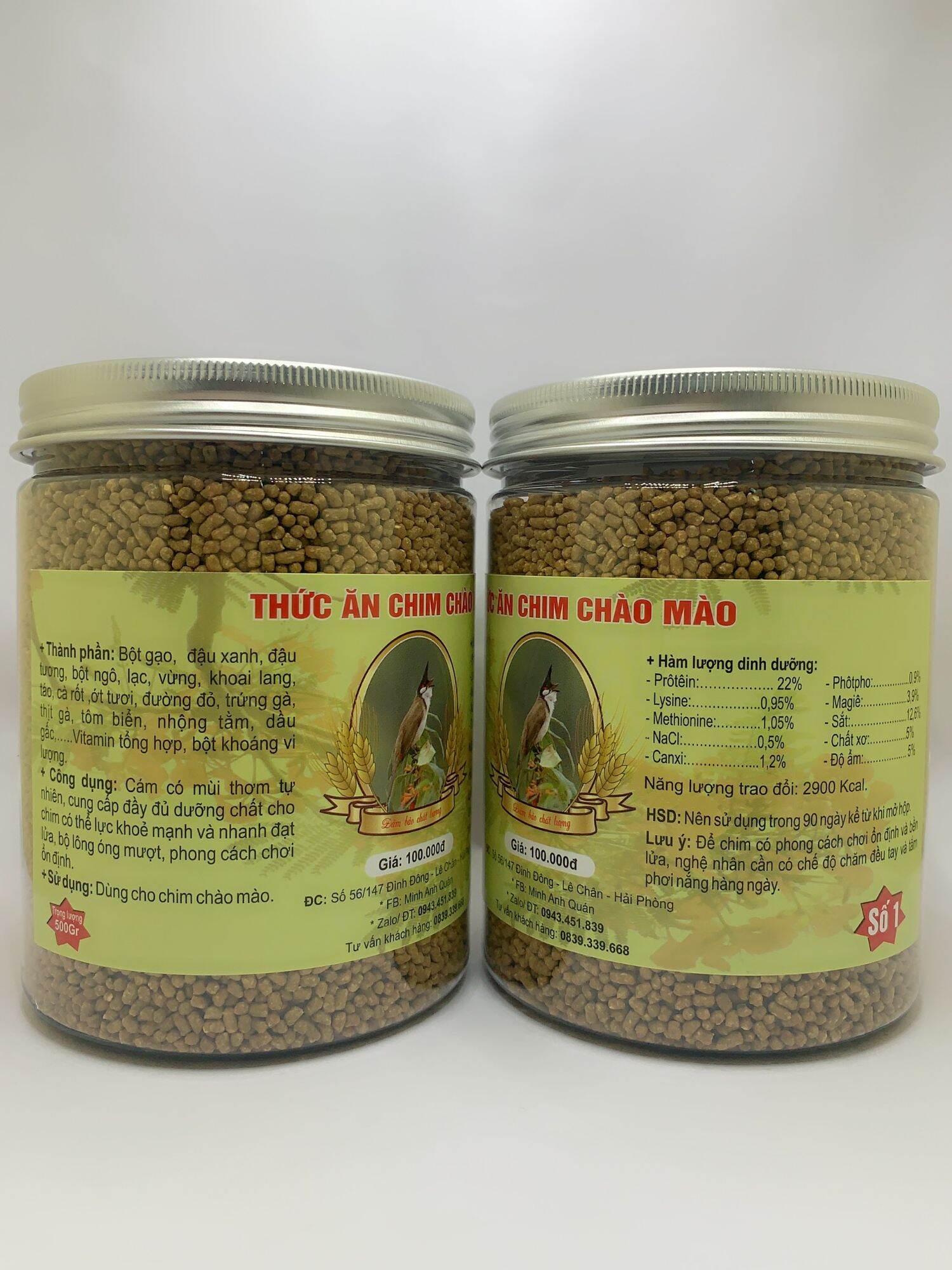 Cám Chim Chào Mào Minh Anh Số 1 (500gr)