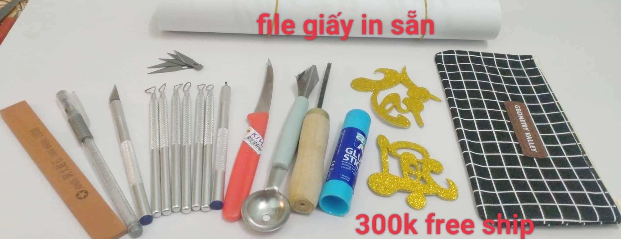 combo bộ khắc cạo dưa cơ bản