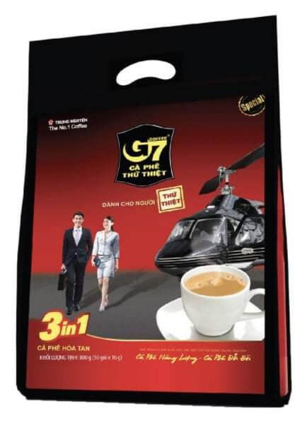 Cafe g7 3 in 1 bịch 50 gói