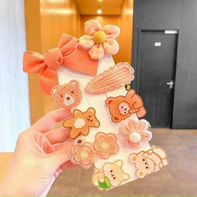 Kẹp tóc style Hàn Quốc cho bé gái
