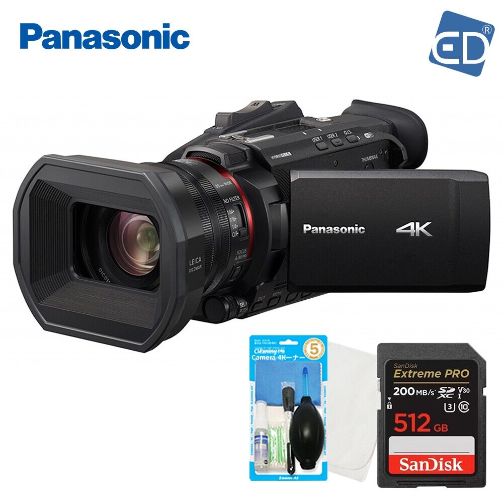 Panasonic | Panasonic Professional Camcorder Hc-X1500 /512G (4K) + Cleaning Tools + Pocket Cloth /Ed Giá 44,624,900 Đồng*Miễn phí vận chuyển