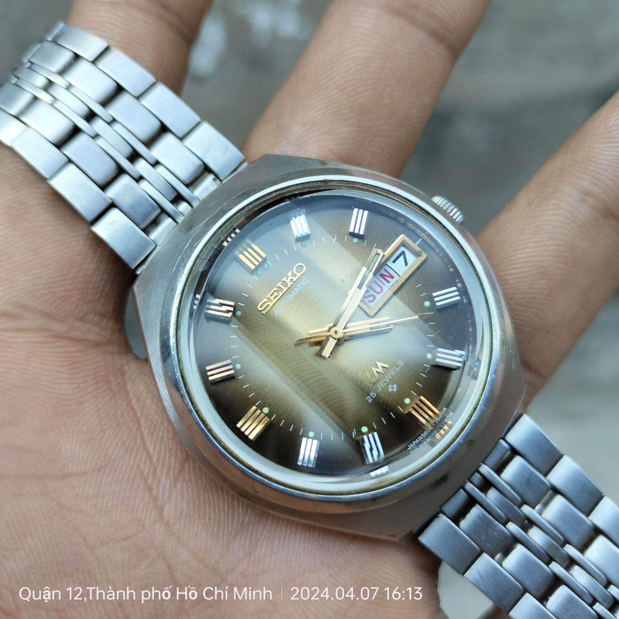 Vintage Seiko LM Automatic 5606-7300 25jewels