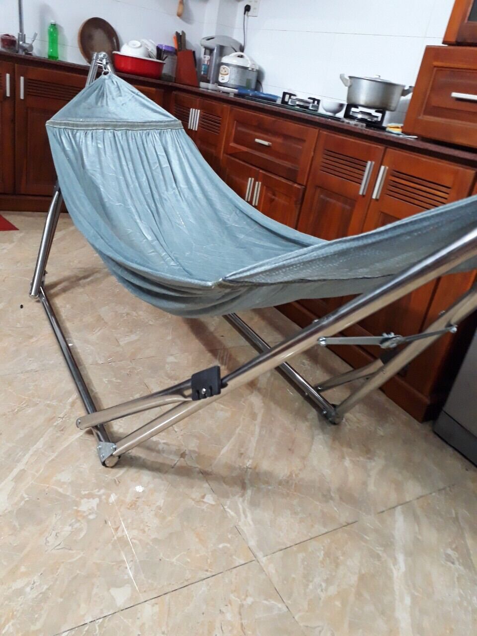 Khung võng Inox 100%cao cấp loại 1 võng lưới 6t đặt biệt loại ??