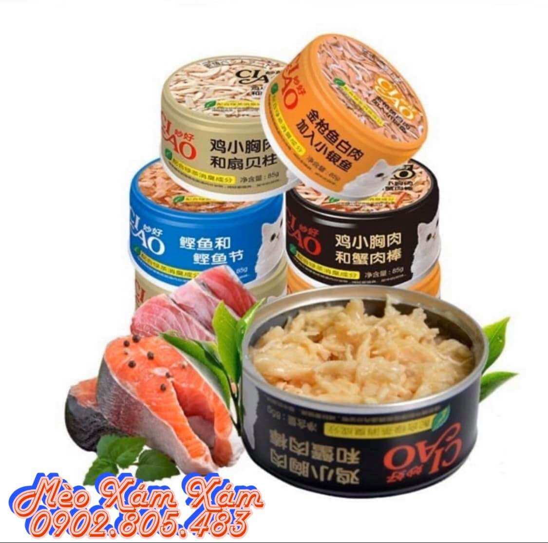 Pate Ciao lon 85gr thái lan cho mèo - Giao vị ngẫu nhiên