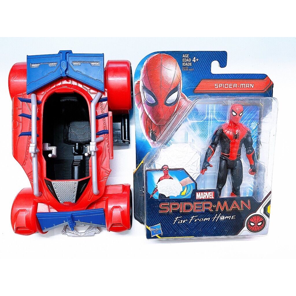Đồ chơi xe nhện & nhân vật Spider Man của Hasbro
