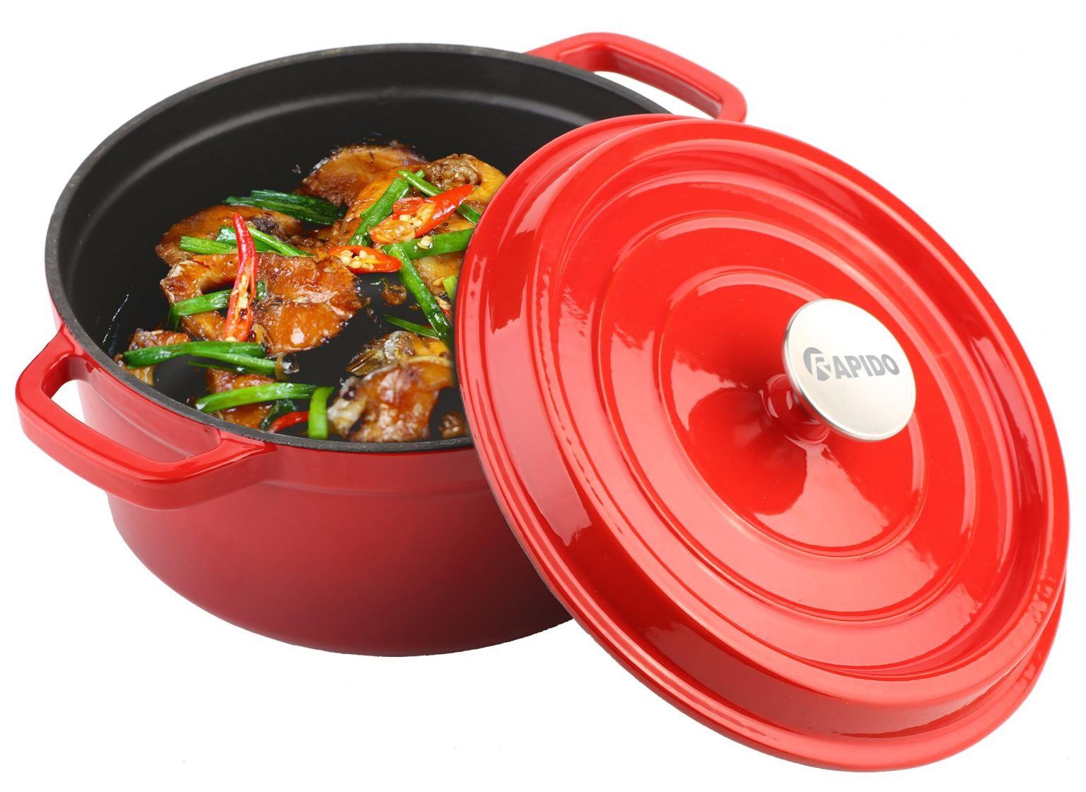 Nồi gang đúc tráng men Rapido (24cm) RK24-RD