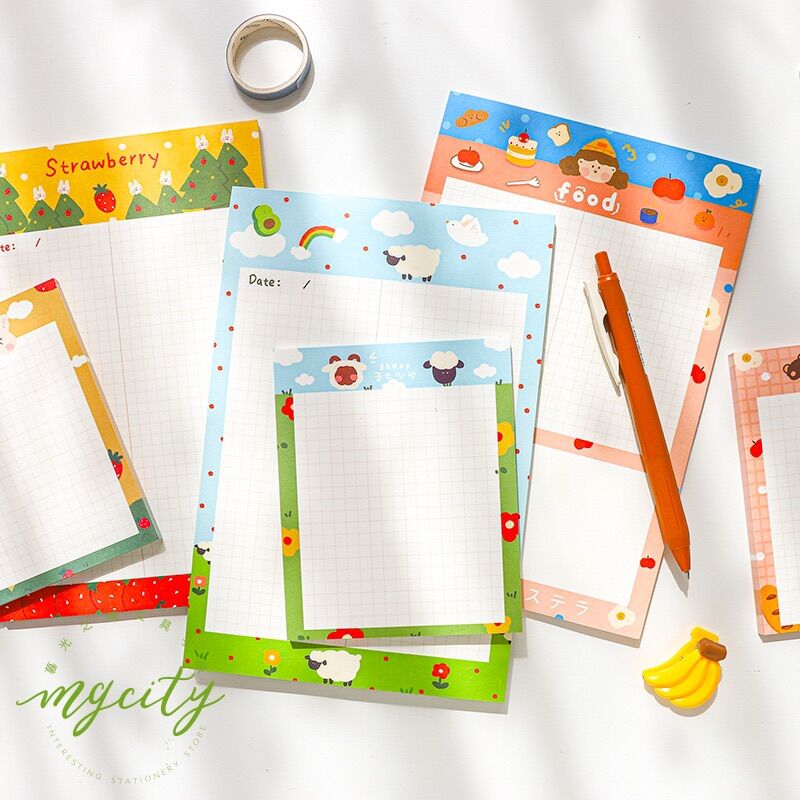 Tập giấy take note size A5 mỗi tập 50 tờ giấy dùng để ghi chép hoặc refill sổ còng binder DIY