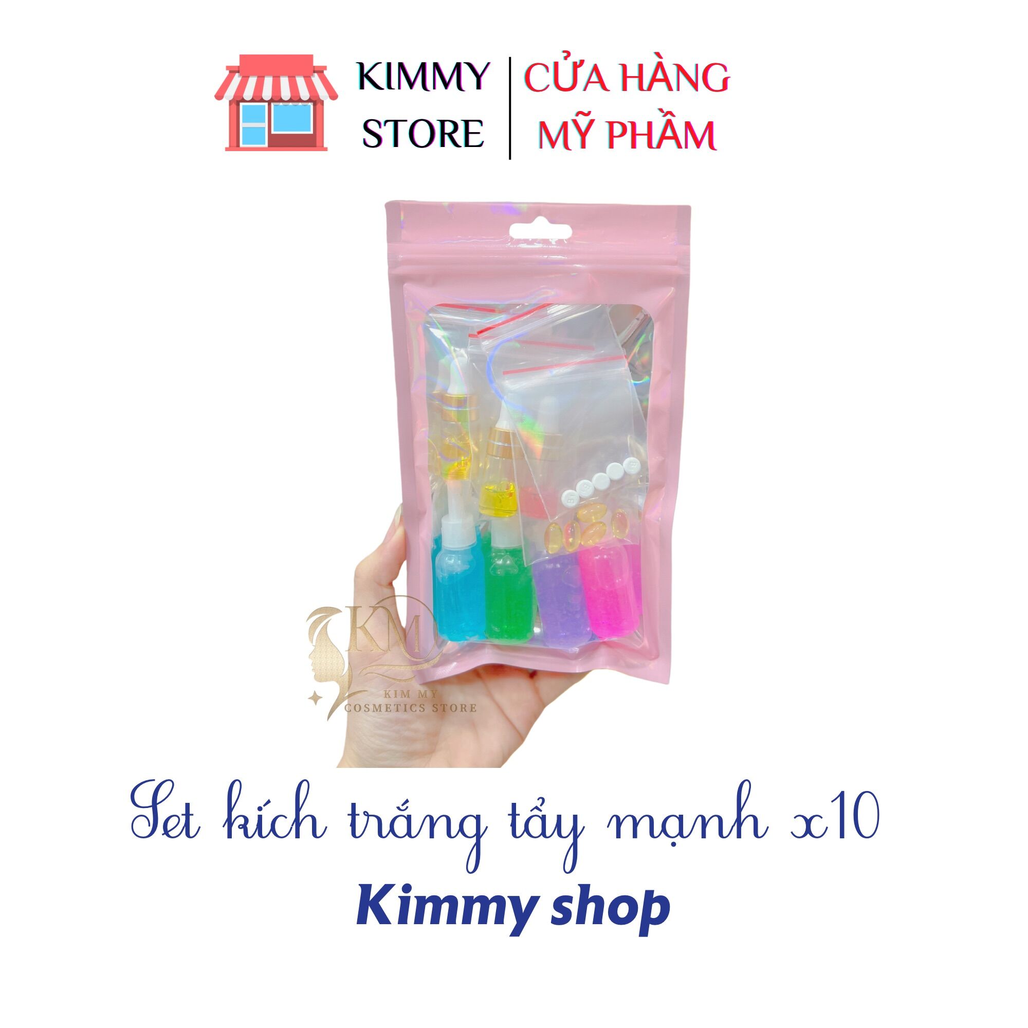Set Kích Trắng X10 tẩy mạnh khử thâm
