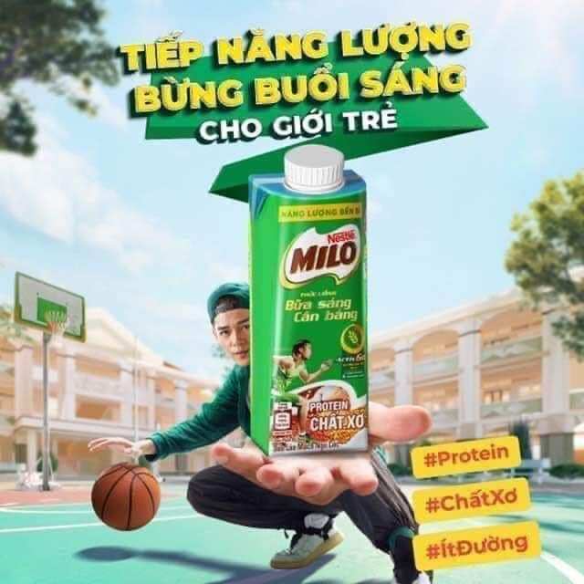 Sữa milo nắp vặn 210ml (thùng 24 hộp *210ml)