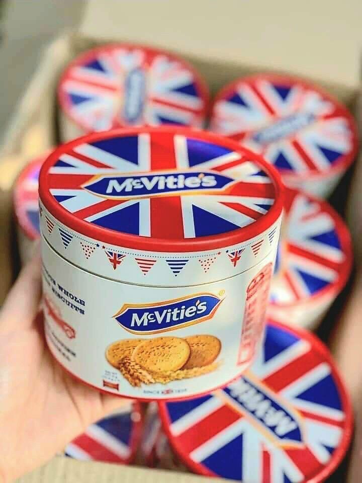 [BÁNH KẸO TẾT] Bánh Quy McVities Lúa Mì Nguyên Cám Hộp 227.5G